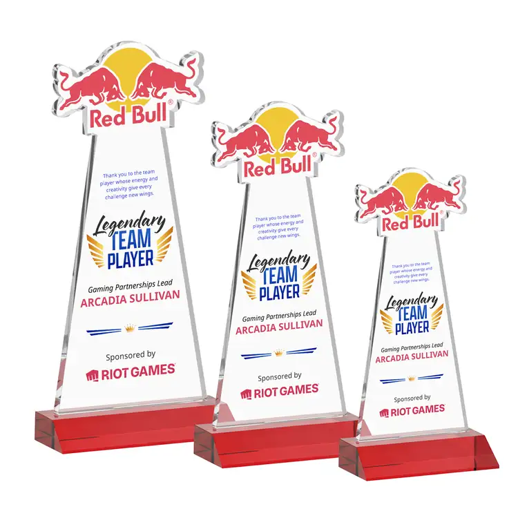 EdgeCraft Tapered Award on Mitered Base - Multicolor #34
