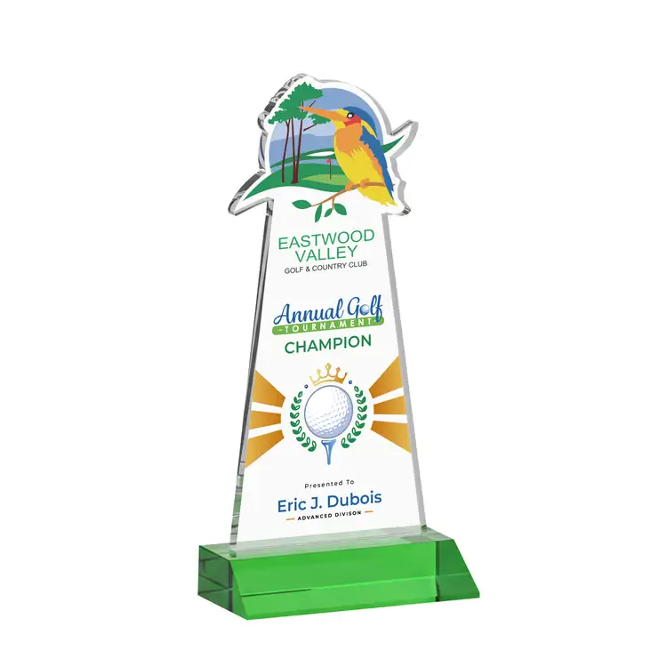 EdgeCraft Tapered Award on Mitered Base - Multicolor #8