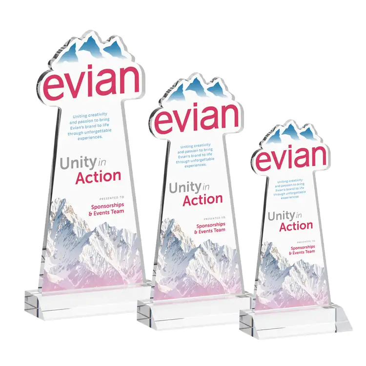 EdgeCraft Tapered Award on Mitered Base - Multicolor