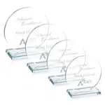 Trophée Elgin en cristal Starfire - Gravure