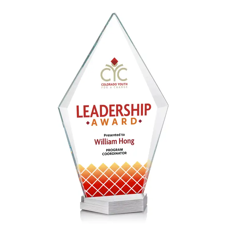 Ellicott Starfire Crystal Award - Multicolor #2