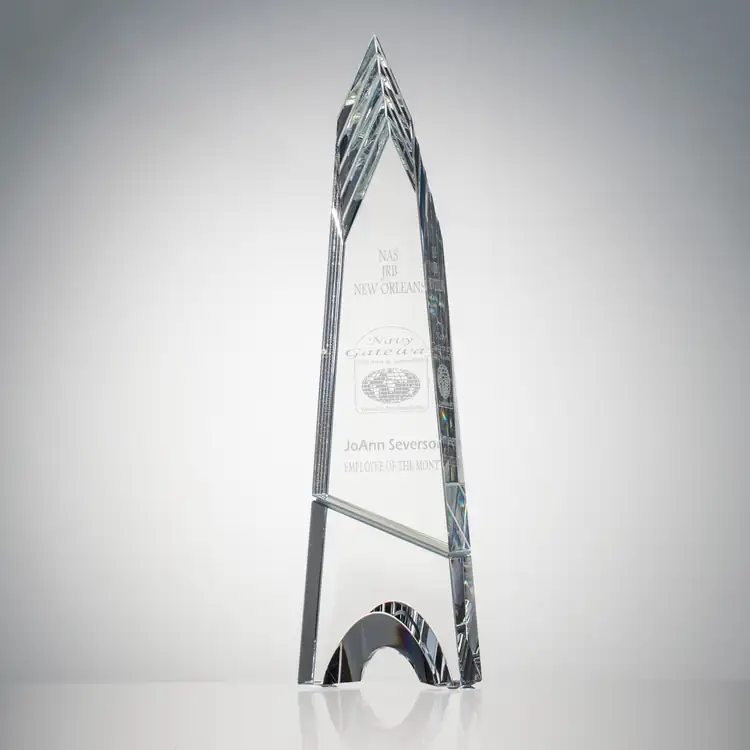 R.S. Owens Escadrille Optical Crystal Award #3