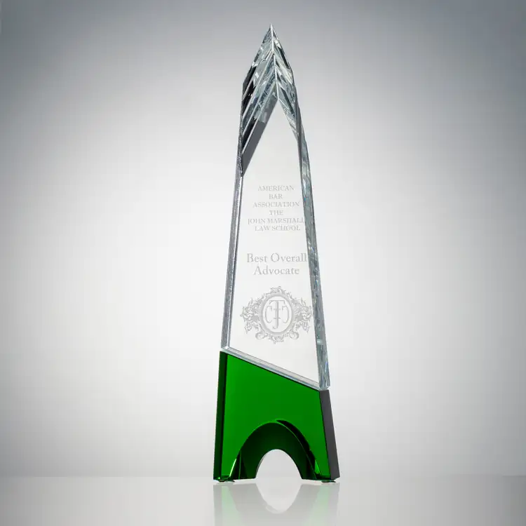 R.S. Owens Escadrille Optical Crystal Award #4