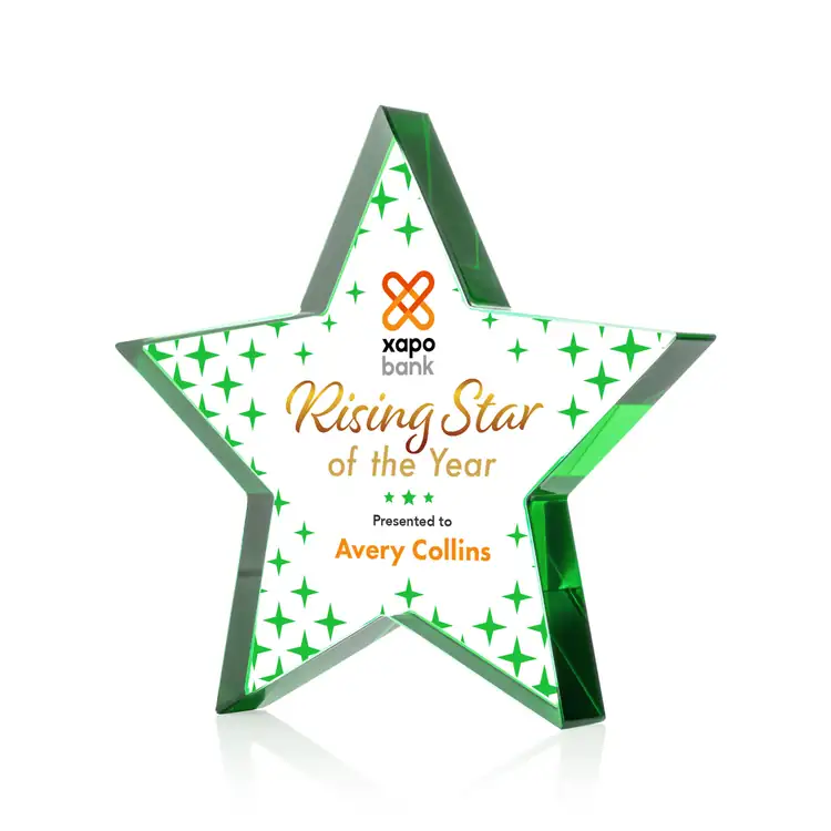 Esna Star Starfire Crystal Award - Multicolor #10