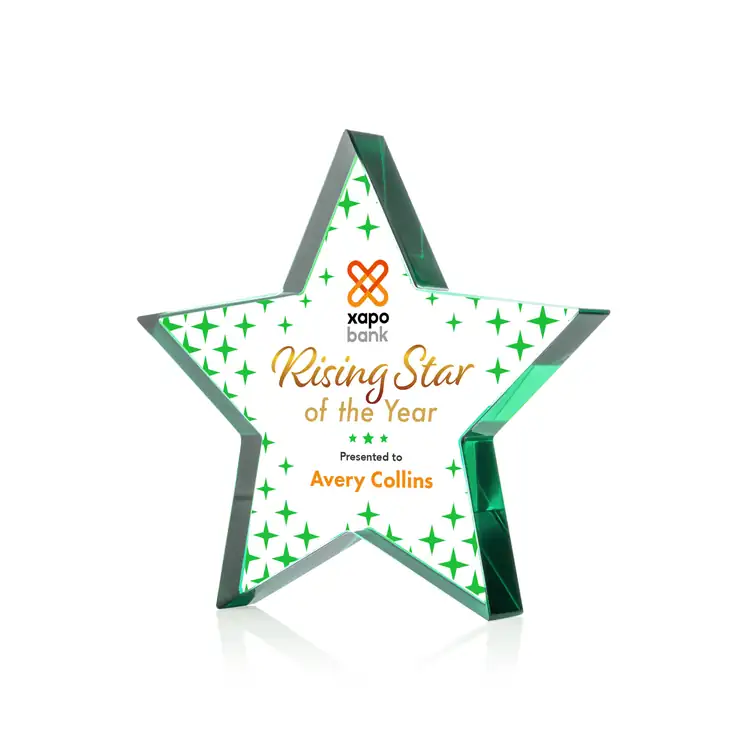 Esna Star Starfire Crystal Award - Multicolor #11