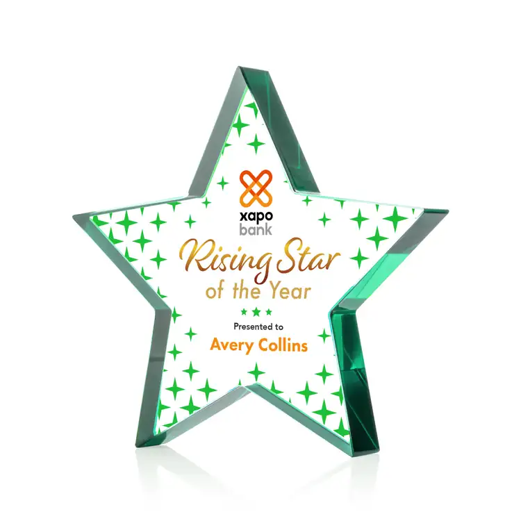 Esna Star Starfire Crystal Award - Multicolor #13