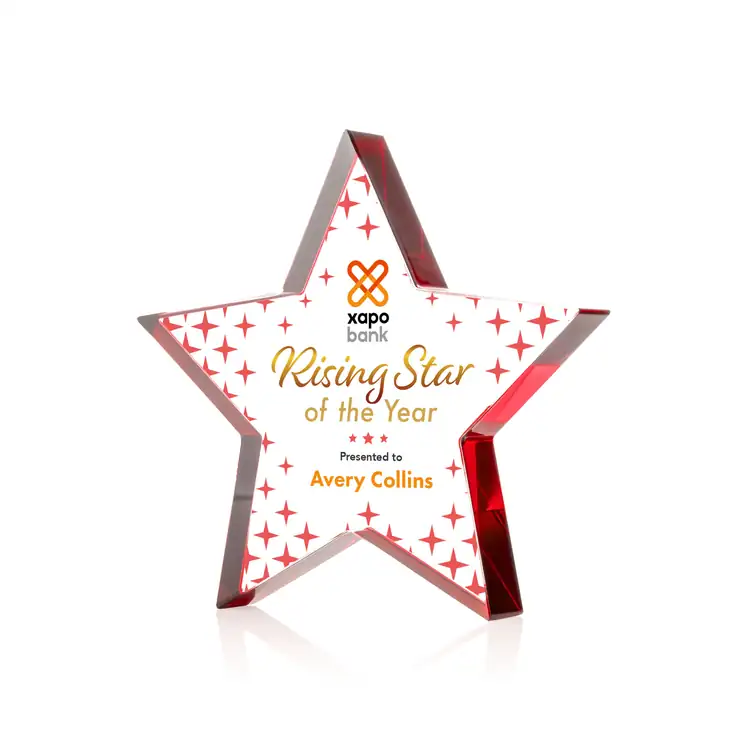 Esna Star Starfire Crystal Award - Multicolor #14