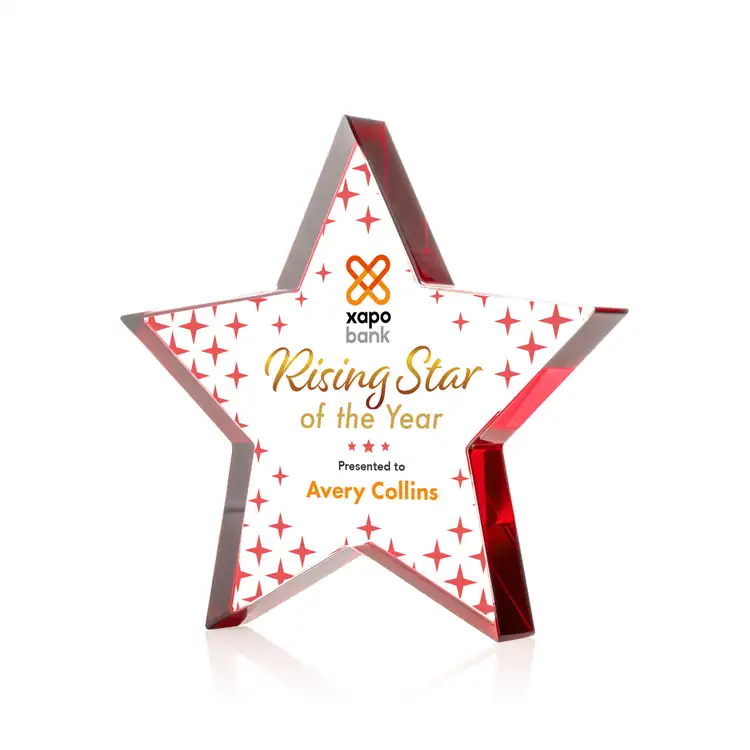 Esna Star Starfire Crystal Award - Multicolor #15