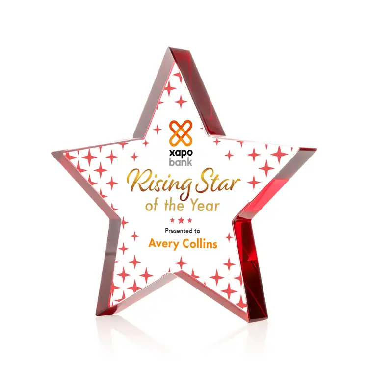 Esna Star Starfire Crystal Award - Multicolor #16