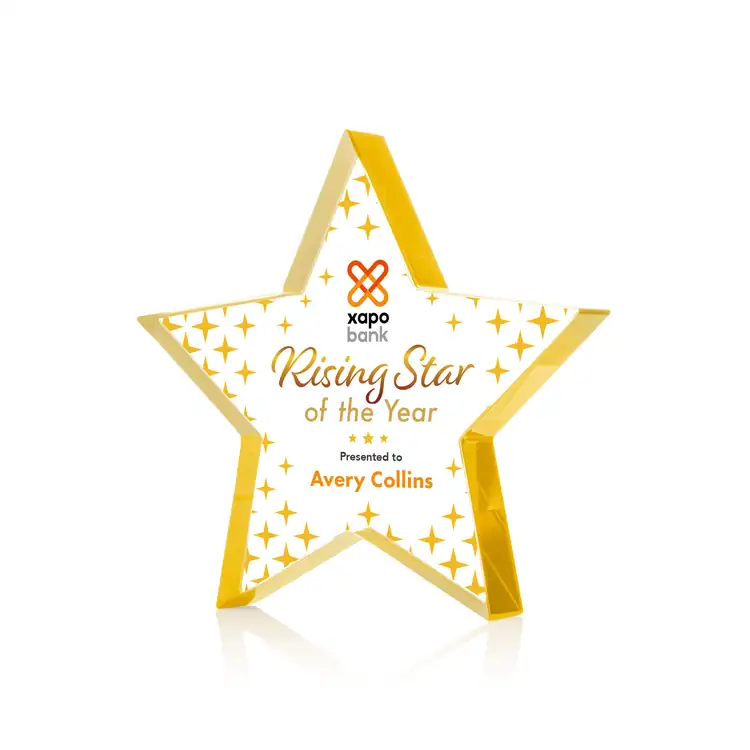 Esna Star Starfire Crystal Award - Multicolor #17