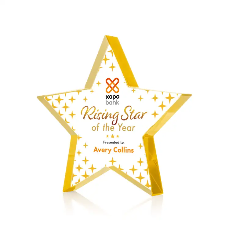 Esna Star Starfire Crystal Award - Multicolor #18