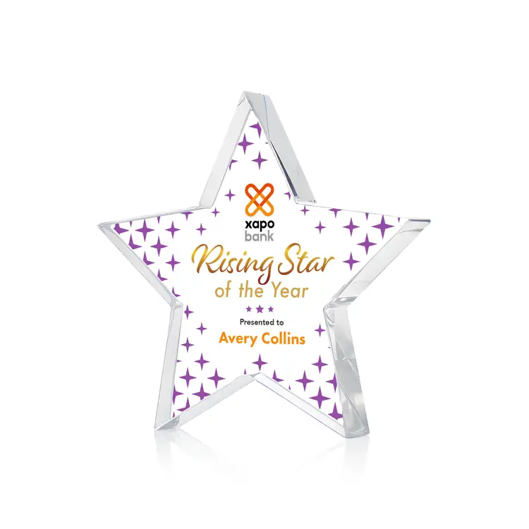 Esna Star Starfire Crystal Award - Multicolor #2