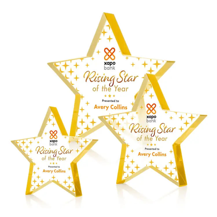 Esna Star Starfire Crystal Award - Multicolor #24