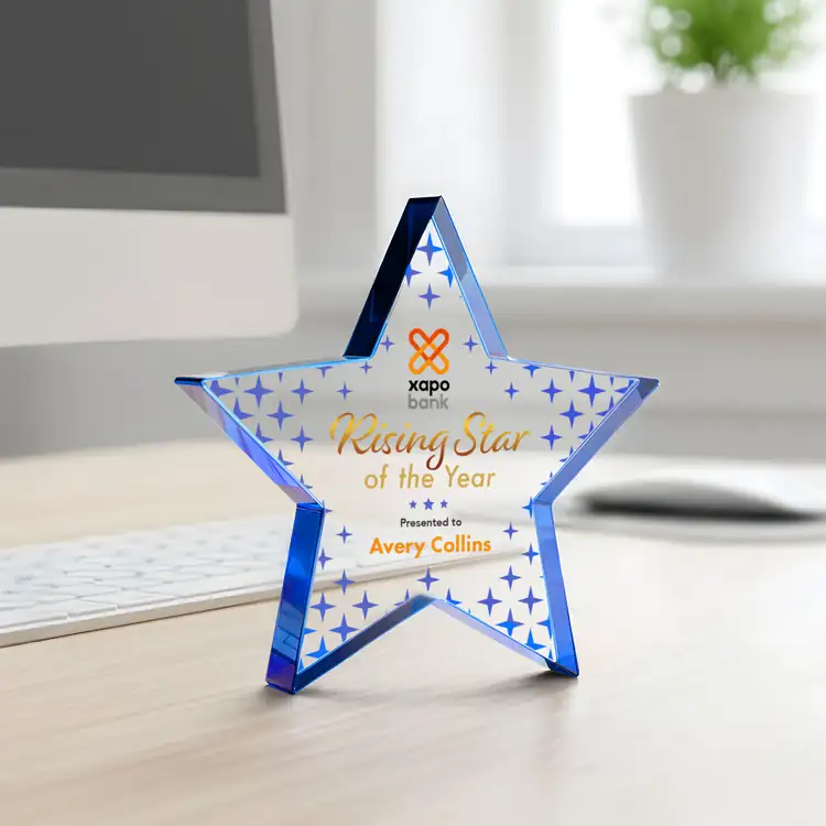 Esna Star Starfire Crystal Award - Multicolor #26