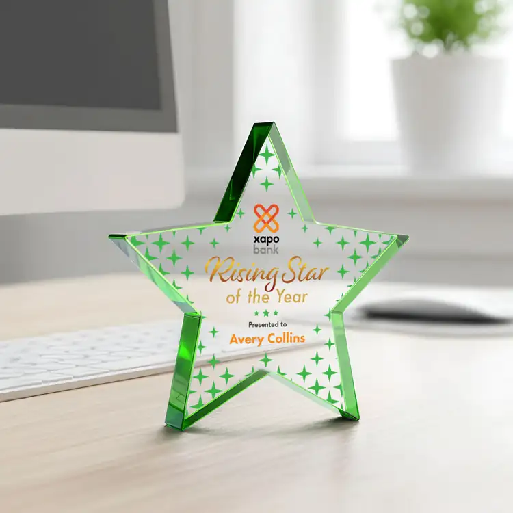 Esna Star Starfire Crystal Award - Multicolor #27