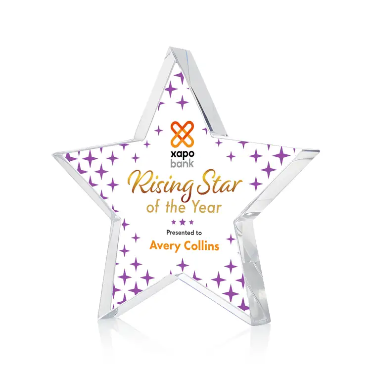 Esna Star Starfire Crystal Award - Multicolor #4