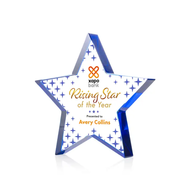 Esna Star Starfire Crystal Award - Multicolor #5