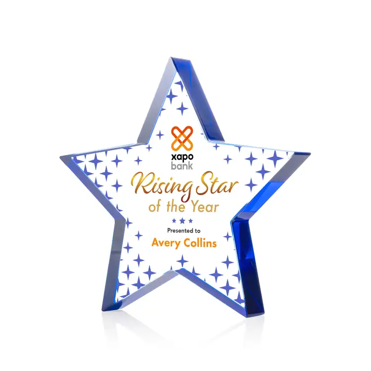 Esna Star Starfire Crystal Award - Multicolor #6