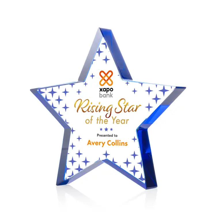 Esna Star Starfire Crystal Award - Multicolor #7