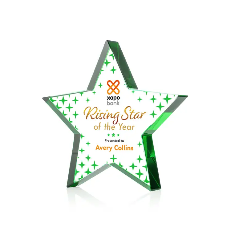 Esna Star Starfire Crystal Award - Multicolor #8