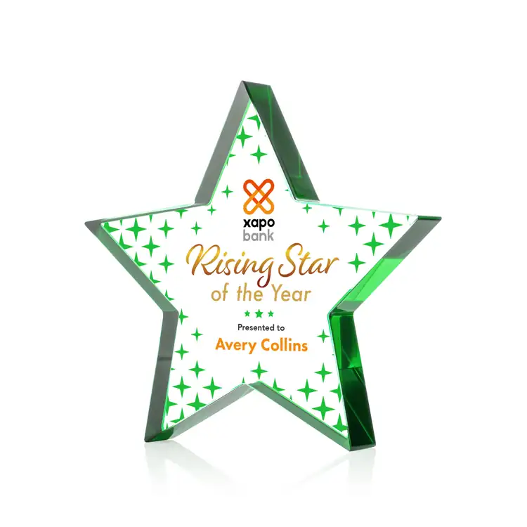 Esna Star Starfire Crystal Award - Multicolor #9