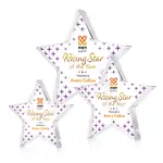 Trophée Esna Star en cristal Starfire - Multicolore