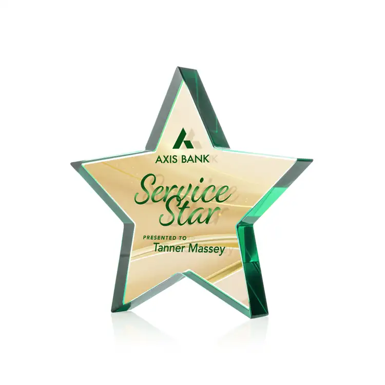 Trophée Esna Star en cristal Starfire recto verso - Multicolore #11