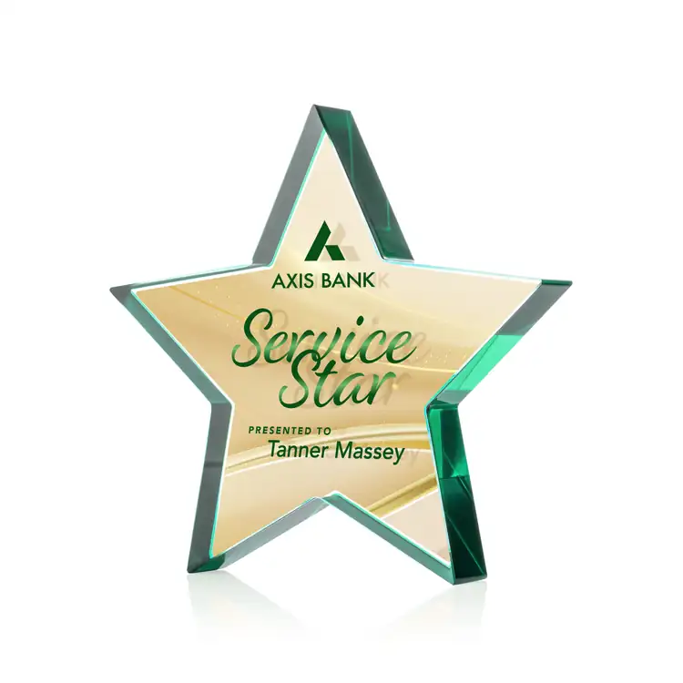 Trophée Esna Star en cristal Starfire recto verso - Multicolore #12