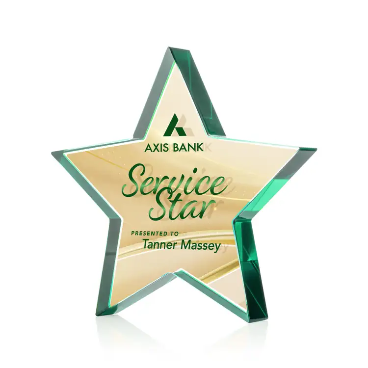 Trophée Esna Star en cristal Starfire recto verso - Multicolore #13