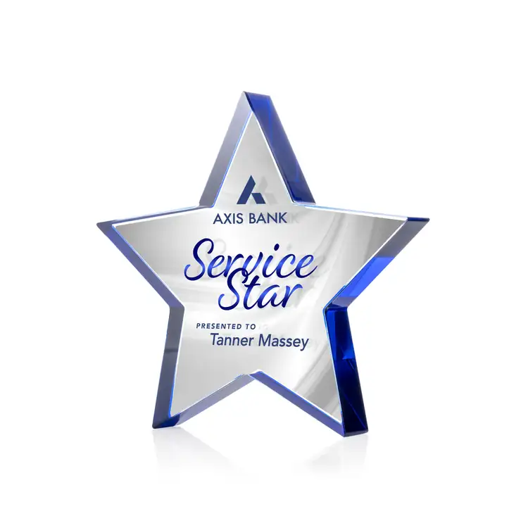 Trophée Esna Star en cristal Starfire recto verso - Multicolore #5