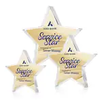Trophée Esna Star en cristal Starfire recto verso - Multicolore