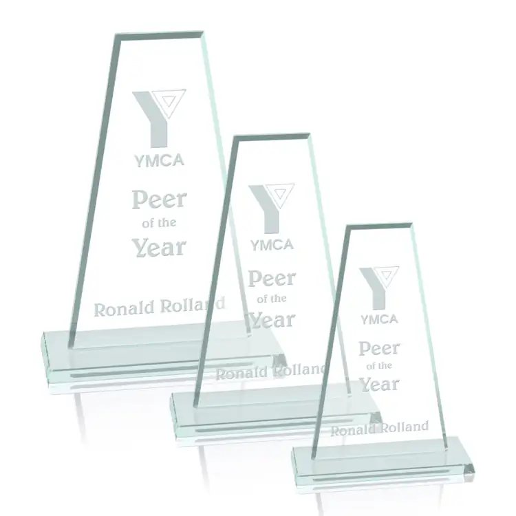 Essex Jade Glass Award - Deep Etch