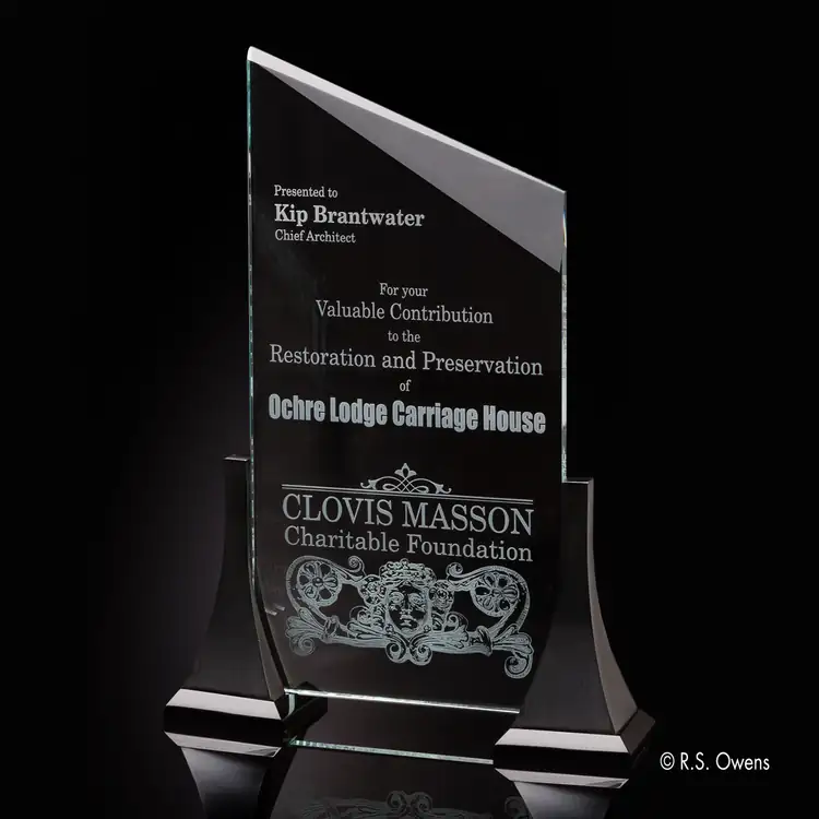 R.S. Owens Explorer Starfire Crystal Award #3