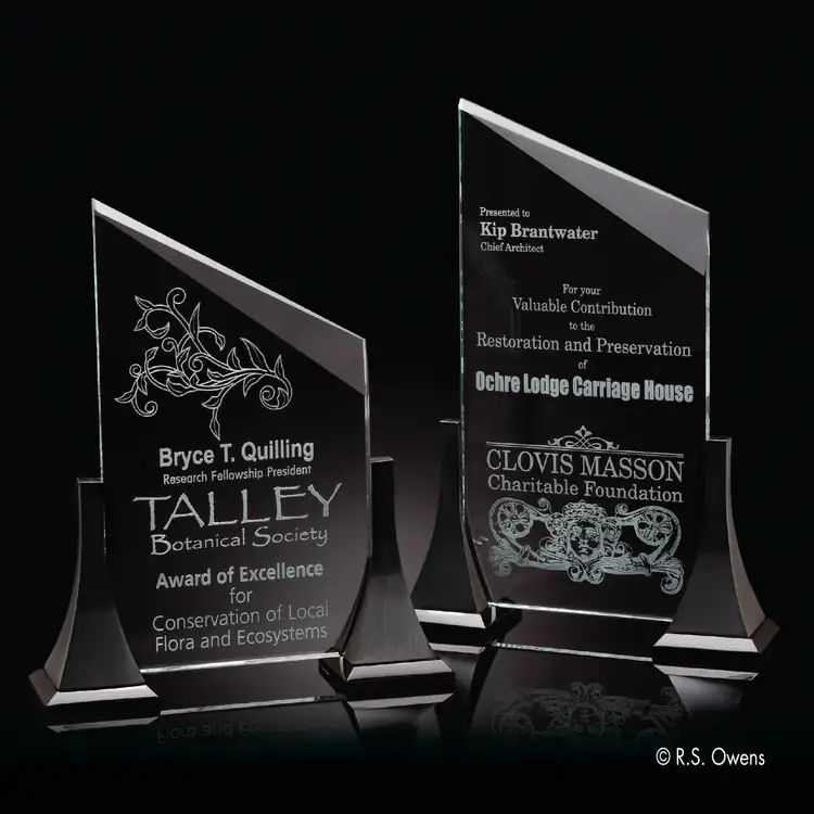R.S. Owens Explorer Starfire Crystal Award