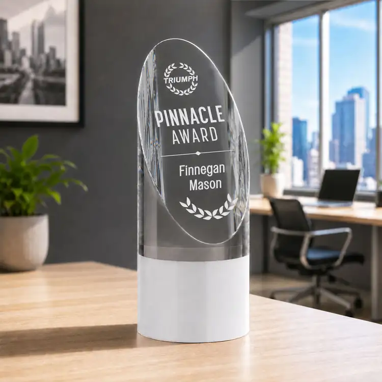 Faccini Optical Crystal Award - Engraving and Printing #3