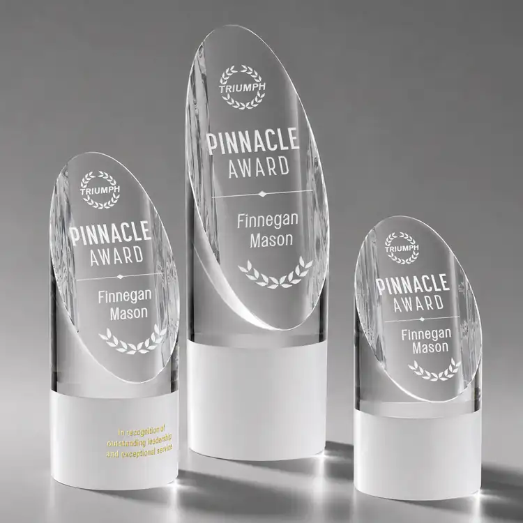 Faccini Optical Crystal Award - Engraving and Printing