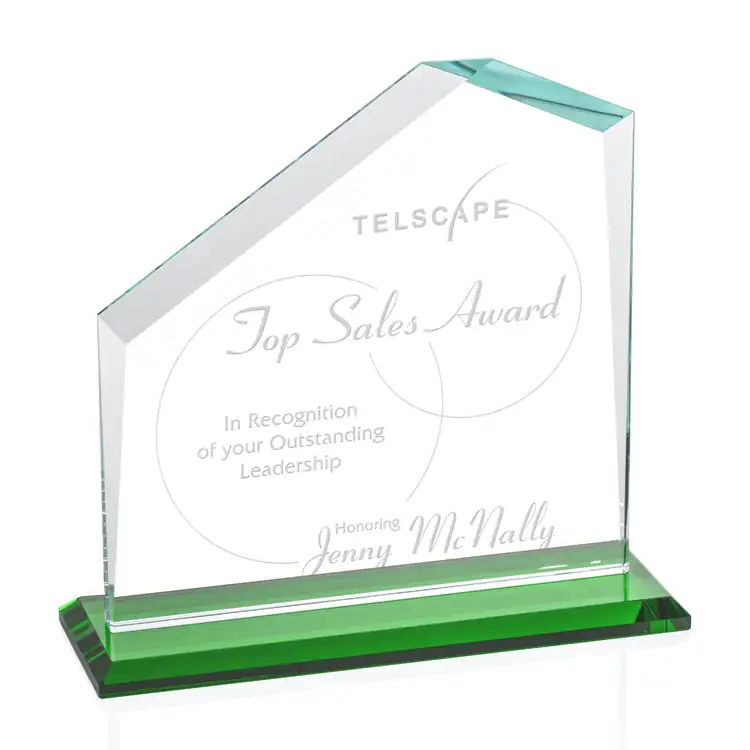Fairmont Award - Starfire Crystal - Engraved #3