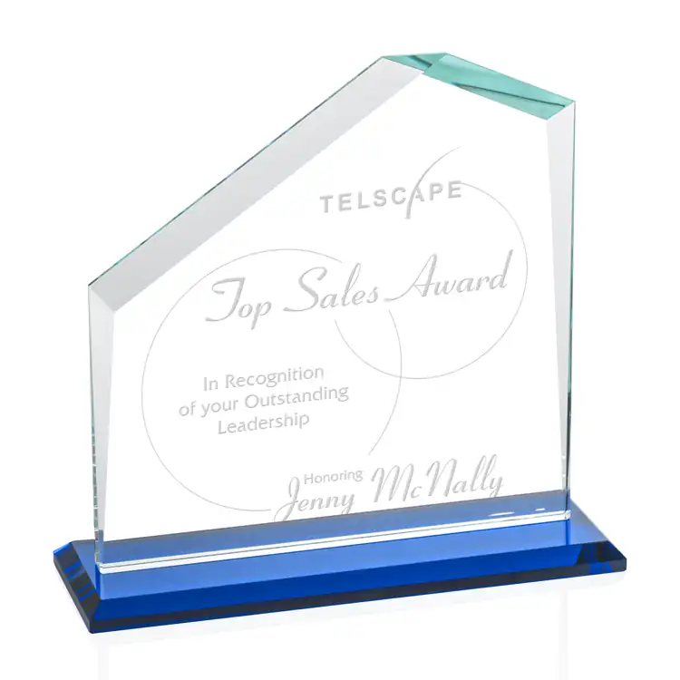 Fairmont Award - Starfire Crystal - Engraved #5