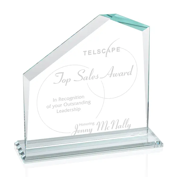 Fairmont Award - Starfire Crystal - Engraved #8