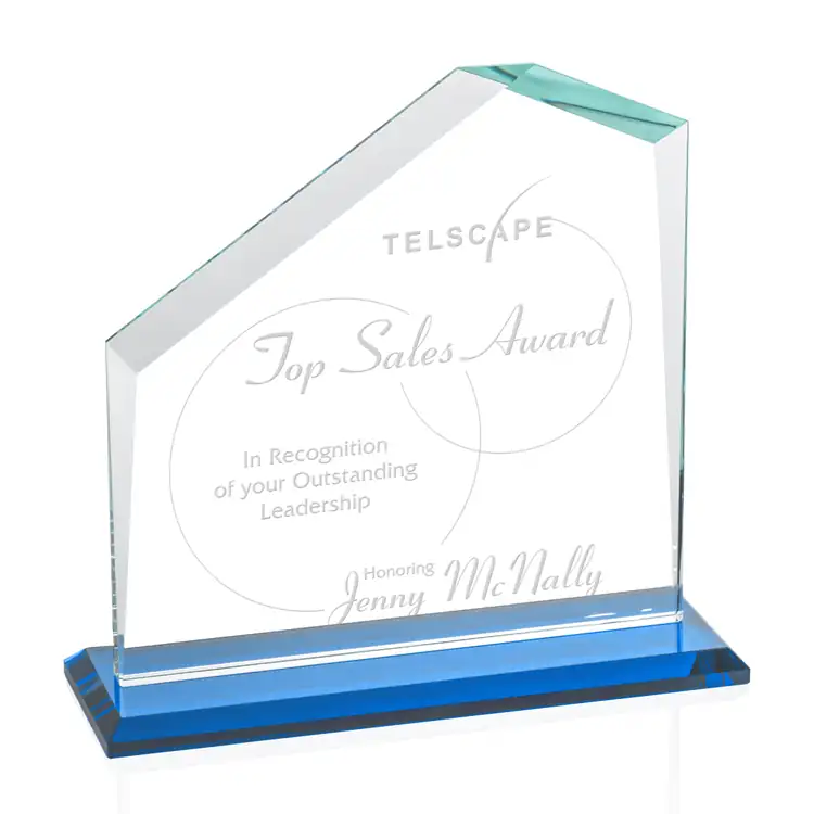 Fairmont Award - Starfire Crystal - Engraved #9