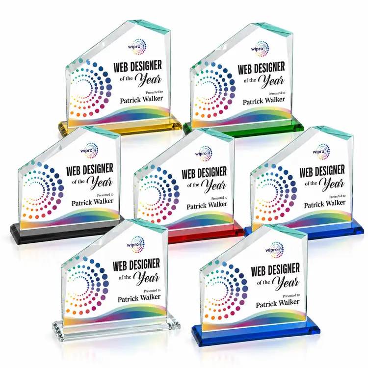 Fairmont Award - Starfire Crystal - Multicolor