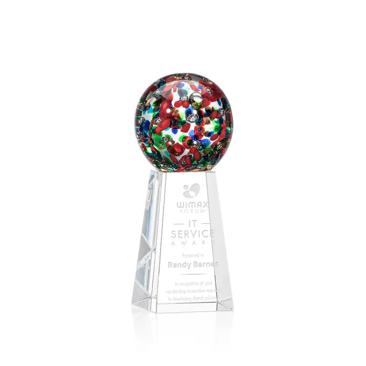 Fantasia Art Glass Award on Novita Base - Deep Etch #2