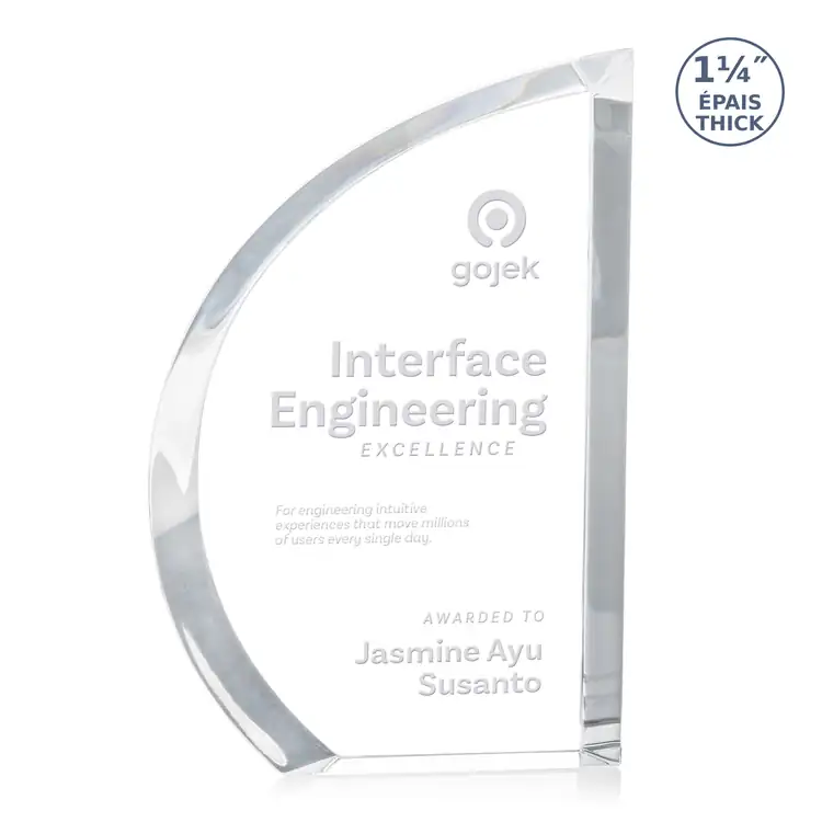 Fenworth Crystal Award - Deep Etch #4