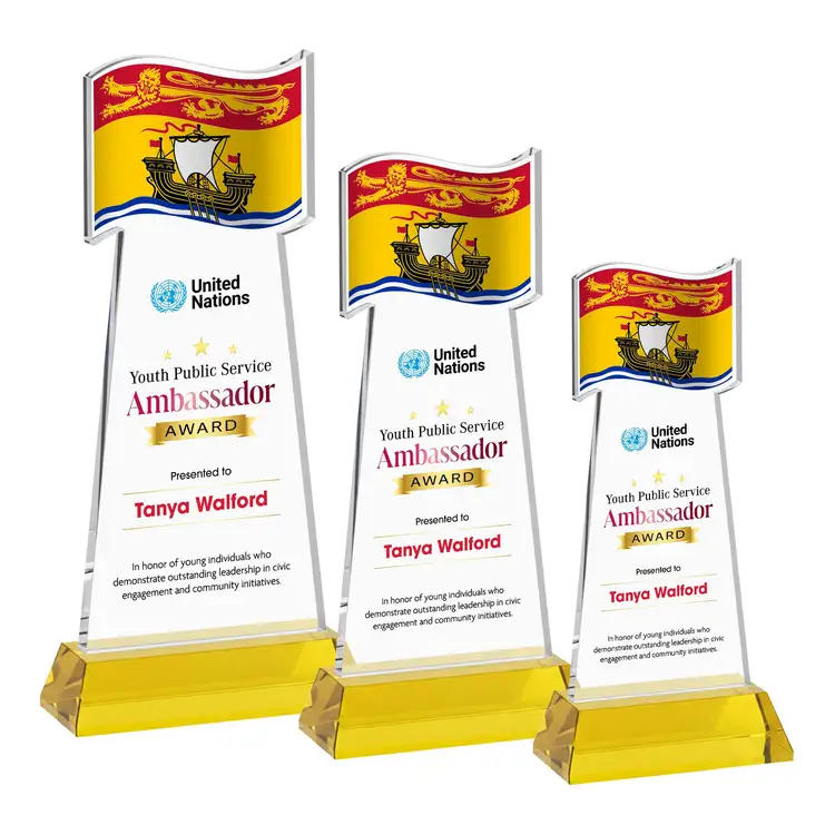 Trophée Flag sur socle Hartford - Multicolore #11