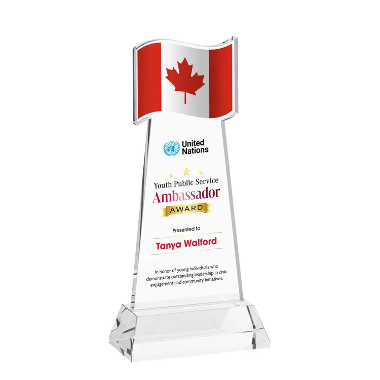 Trophée Flag sur socle Hartford - Multicolore #12