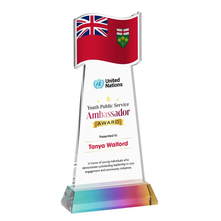 Trophée Flag sur socle Hartford - Multicolore #38