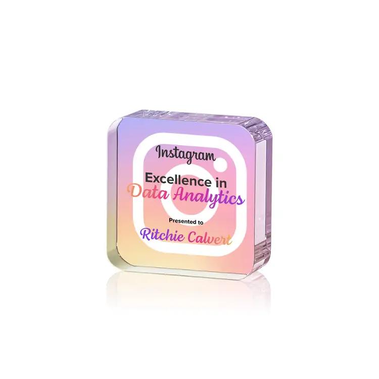 Flamborough Optical Crystal Award - Multicolor #2