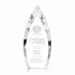Trophée Fortier en cristal optique - Gravure