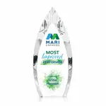 Trophée Fortier en cristal optique - Multicolore