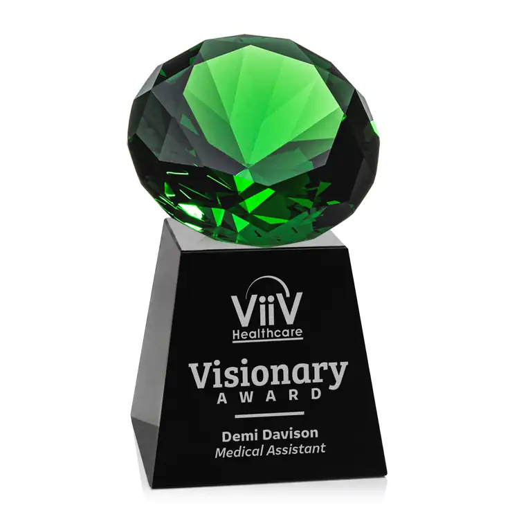 Fortino Optical Crystal Award - Deep Etch #5